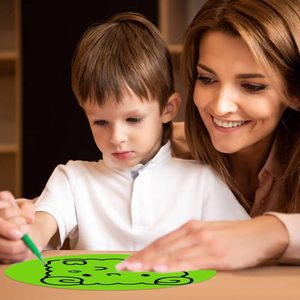 Khô xóa Vòng Tròn Chấm đầy màu sắc bảng trắng Máy tính để bàn viết điểm lớp học bảng có thể tháo rời vinyl dán tường trường giáo viên - Product Image 4