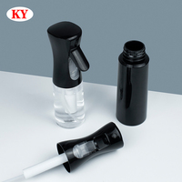 Flacon pulvérisateur continu PET 200 ml Kangyue de haute qualité pour cosmétiques, vide, pour salon de coiffure, avec impression sérigraphiée