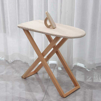 Planche à repasser en bois pour enfants, ensemble de jeu d'imitation, jouet pliable, jeu de rôle ménager éducatif pour tout-petits, OEM, vente en gros personnalisée