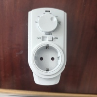 Prise murale UE avec variateur LED intégré pour l'éclairage des appareils, remplace la prise et le commutateur UE