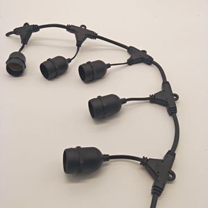 Luci Natalizie a Festone Collegabili per Esterni, 48 Piedi, 15 Lampadine LED <span class=keywords><strong>Edison</strong></span> S14, Luci Vintage a Globo per Matrimoni e Giardini - Product Image 2