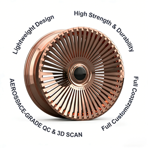 ล้อแม็กซ์ OEM สำหรับรถยนต์ BMW Audi Urus Rolls Royce แบบซี่ลวด ขนาด 18 19 20 21 22 <span class=keywords><strong>24</strong></span> 26 นิ้ว ผลิตจากวัสดุอัลลอยด์ชุบโครเมียม - Product Image 4