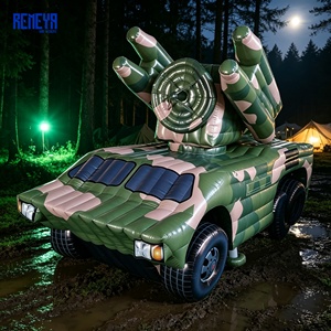 Leurre radar de missile gonflable durable REMEYA avec motif de camouflage réaliste et peinture réaliste, conçu pour les exercices de simulation en extérieur - Product Image 1