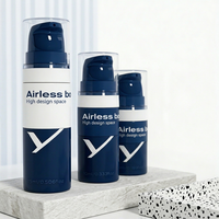 Flacon Airless en Plastique PP de 5 ml, 10 ml, 15 ml pour Lotion, Crème, Sérum, Gel Douche, Emballage Cosmétique
