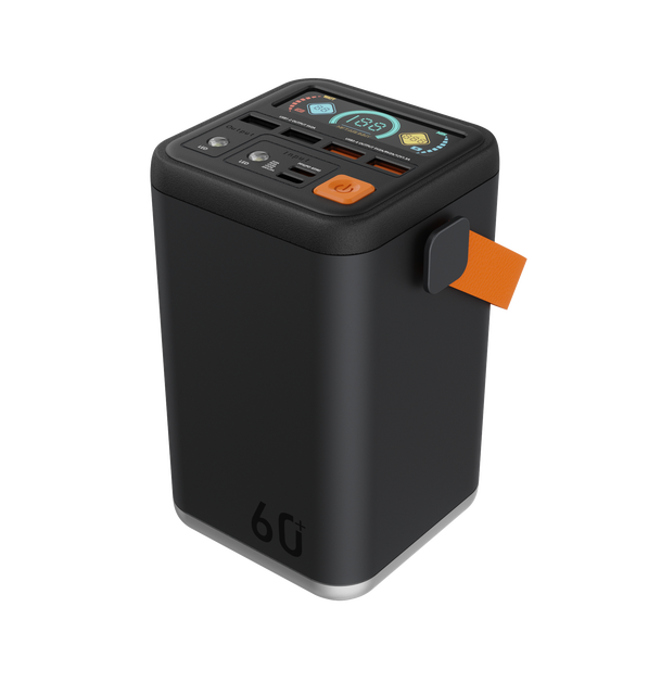 New Large Capacity Powerbank 50000 Mah 60000mah LED Light Power Banks PD 100w Fast Charge 50000mah Power Bank 50000mah