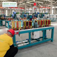 Machine à tresser les lacets Credit Ocean Gear & Motor pour lacets creux, plats et ronds (900W/1.1kW)