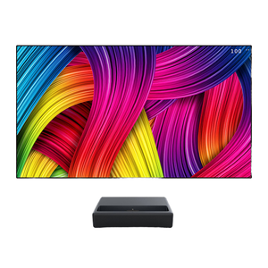 Pantalla de Proyección Fresnel 5.0 Pro UST ALR CLR 2025 de <span class=keywords><strong>100</strong></span> <span class=keywords><strong>Pulgadas</strong></span>, Gris, Marco Ultrafino de 1 cm, para <span class=keywords><strong>TV</strong></span> Láser 16:9 - Product Image 1