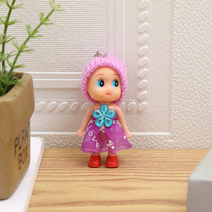 Poupée miniature de 8 cm, jouets pour filles, poupées clown colorées, pendentif pour téléphone portable, cadeau de mariage, accessoires de poupée en émail, poupée Blythe - Product Image 2