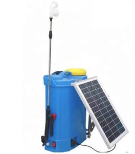 Jardim Agricultura Bico 16 litros Bateria Elétrica Recarregável Solar Powered Mochila Pulverizador