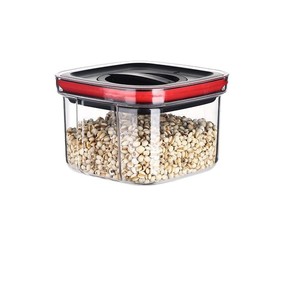 现代环保密封硼硅玻璃食品储存容器罐套装透明盖子硅胶密封圈BPA厨房用具 - Product Image 5