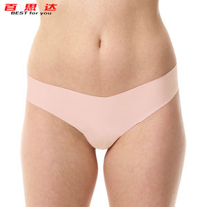 Venta al por mayor OEM <span class=keywords><strong>Microfibra</strong></span> Low Rise Nylon One Piece Ropa interior sin costuras Bragas de las mujeres - Product Image 2