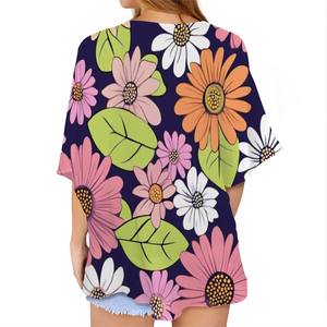 Image personnalisée Cardigan chemisier en mousseline pour femme - Product Image 4