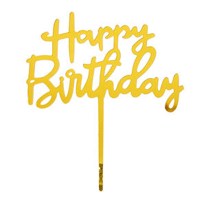 Decoraciones Acrílicas con Purpurina para Pasteles de Cumpleaños y San Valentín, Adornos para Cupcakes para Fiestas de Graduación y Celebraciones - Product Image 2