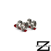 Collier de serrage PEX en acier inoxydable 304, simple oreille, sans palier, pour tuyaux de 9,4-11,9 mm, métrique, OEM, pour plomberie et alimentation en eau
