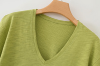 TAOP&ZA Nouvelle Collection Printemps 2026 – T-shirt Court Décontracté et Respirant à Manches Courtes, Col Rond, Coupe Slim, Simple et Polyvalent pour Femme