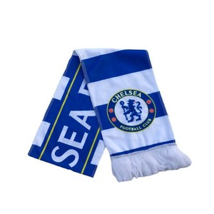Bufanda <span class=keywords><strong>de</strong></span> fútbol <span class=keywords><strong>de</strong></span> recuerdo <span class=keywords><strong>de</strong></span> punto para fanáticos del club <span class=keywords><strong>de</strong></span> fútbol Deportivo personalizado MOQ bajo más vendida - Product Image 1