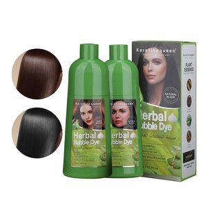 Champú para Teñir el Cabello con Extracto de Plantas, Espuma Natural, Apto para Teñir el Cabello Gris, Color Negro Suave y Duradero - Product Image 5