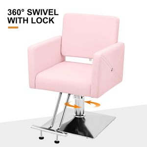 Sillón de Barbería Moderno y Minimalista, Hidráulico, Giratorio, con Elevación, para Peluquería Profesional - Product Image 2