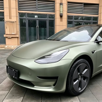 Vinyle Adhésif pour Voiture Gris Minaki Métallisé Effet Fantôme en PET TPU Coulé, 1,52x16m/5x55ft, Rouleau Complet, Vente en Gros, Usine de Guangzhou