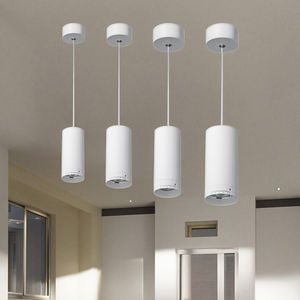 Foco de techo Led antideslumbrante Cob <span class=keywords><strong>Downlight</strong></span> cilindro colgante suspendido lámpara colgante acrílico aleación de aluminio cuerpo Downlights - Product Image 1