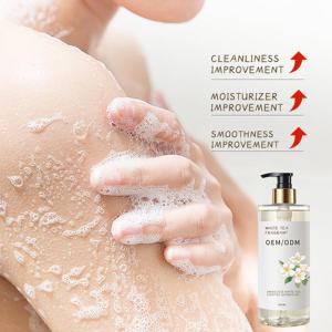 เจลอาบน้ำพร้อมโฟมครีมบางเบาสำหรับผิวนุ่มลื่นสีขาวให้ความชุ่มชื้นฉลากตามต้องการ - Product Image 4