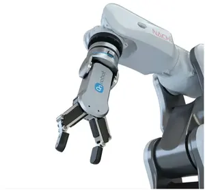Robot kolaborasi jangkauan lengan 1300 mm 6 poros 10kg pilih muatan dan jatuh Robot UR 10 dengan pegangan Robot Onrobot RG6