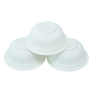 Precio de fábrica Take Away Desechable Microondas Seguro 300ml Biodegradable Tazón de almidón de maíz Recipiente de comida con tapa - Product Image 2