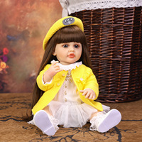 Poupées reborn pour nouveau-nés, poupées reborn réalistes en silicone souple pour filles, poupées reborn en silicone pour enfants