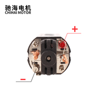 Moteur Airsoft OEM CHF-480SA-11340 à axe long DC 11.1V 34000 tr/min, moteur DC creux avec engrenage pour boîte de vitesses XWE M4 n°2