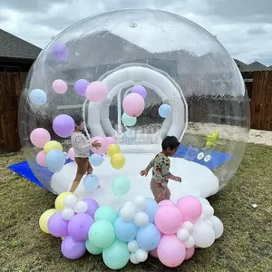 Nuovo arrivo pubblicità bolle palloncini casa Tunnel partito trasparente cristallo gonfiabile Igloo bambini gonfiabile bolla palloncino casa