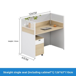 Conjunto de <span class=keywords><strong>Escritorio</strong></span> Simple Moderno de Roble <span class=keywords><strong>para</strong></span> 246 <span class=keywords><strong>Personas</strong></span>, Estación de Trabajo con Panel Divisor de Pantalla, Altura Ajustable, Cajones, <span class=keywords><strong>para</strong></span> Uso <span class=keywords><strong>en</strong></span> Edificios de Oficinas - Product Image 6