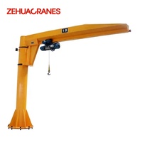 Pilier autoportant BZ 360 °   Grue à flèche rotative, grue cantilever avec palan électrique pour levage en atelier