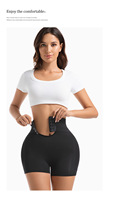 Celana Shapewear Pinggang Tinggi Terlaris untuk Wanita Ukuran Besar dengan Kancing, Pengangkat Bokong Berbantalan yang Dapat Disesuaikan, Penambah Pinggul dan Bokong