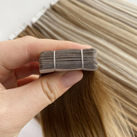 Extensions de cheveux adhésives Soft Genius 2026, lisses, double épaisseur, en stock, qualité salon, aspect naturel, doux, sains et soyeux