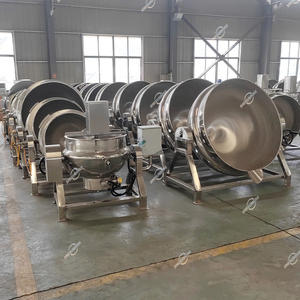 Efficient Caramel Sauce Cooking Gas <strong>Burner</strong> for Commercial Gas <strong>Kettle</strong> Jacketed Boiling Pan Jacketed Cooking <strong>Kettle</strong> with Agitator - Product Image 6