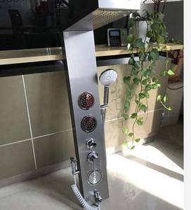 Baño <span class=keywords><strong>italiano</strong></span> <span class=keywords><strong>ducha</strong></span> termostática de paneles de pared de acero inoxidable <span class=keywords><strong>ducha</strong></span> <span class=keywords><strong>Panel</strong></span> 4 Forma de estilo <span class=keywords><strong>italiano</strong></span> chorros de cuerpo - Product Image 4