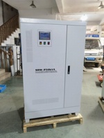 Stabilisateur de tension automatique servo triphasé AC en cuivre 250 kVA 250 kW SBW avec affichage LED 380 V 480 V