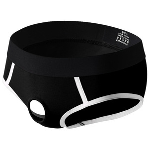 Ropa interior de punto sexy para <span class=keywords><strong>hombres</strong></span> con inserciones vibratorias Estampado de anillo de silicona sin quitarse para homosexuales - Product Image 6
