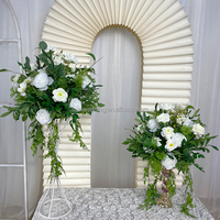Sunwedding Vente en gros de boules de fleurs artificielles en soie pour la décoration de table de mariage