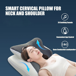 Almohada Inteligente de Conducción Ósea con Ruido Blanco y Control por Aplicación, Almohada Ultra Relajante para Soporte Cervical, Almohadas de Espuma Viscoelástica - Product Image 5