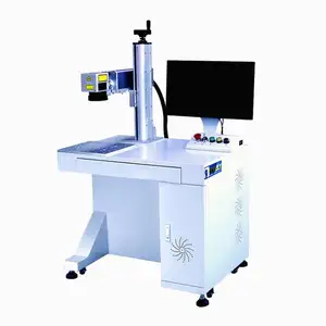 Fiber laser engraving machine 30 W 20 W 50 W for gun firearms jewelry ring metal card surgical instruments