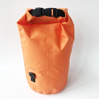 Sac étanche en bâche PVC 500D durable avec logo personnalisé pour sports nautiques, rafting, randonnée, 2L, 3L, 5L, 10L, 15L, 20L