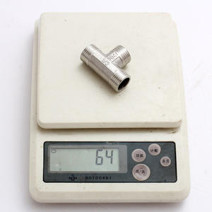 Raccord en T en acier inoxydable avec filetage mâle 1/2 pouce pour connexion de tuyauterie de plomberie - Product Image 2