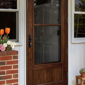 Storm <strong>Door</strong> <strong>Handle</strong> <strong>Replacement</strong> with Deadbolt and Latch Bolt System Heavy Duty Lockset for 1.1 to 1.97 Inch Thick <strong>Doors</strong> - Product Image 2