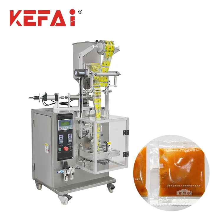 KEFAI completamente automatico Muti-funzionale marmellata di frutta/pasta di miele/Ketchup/spezie pasta di salsa riempimento sigillatrice e confezionatrice