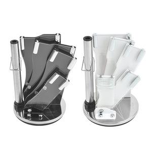 Stainless Steel <strong>Knife</strong> <strong>Set</strong> with Acrylic <strong>Knife</strong> Stand Premium Quality <strong>Blocks</strong> &amp; Roll Bags Product - Product Image 6