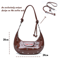2025 LOGO personnalisé en gros dames sac à bandoulière en cuir PU Vintage luxe concepteur sacs à bandoulière femmes sacs à main Shopping voyage