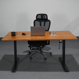 <span class=keywords><strong>Bureau</strong></span> de direction moderne en bois massif de frêne, <span class=keywords><strong>hauteur</strong></span> réglable, dimensions personnalisables, design traditionnel, finition bois cerisier - Product Image 3