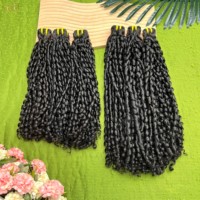 Grossiste de Cheveux Naturels Ondulés Pixie Curl, Fournisseurs de Cheveux Vietnamiens Bruts Alignés dans le Sens de la Cuticule, Tissage de Cheveux Humains Vierges Non Traités Bouclés