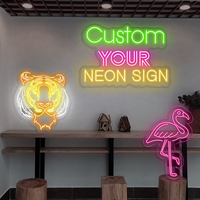 Luz decorativa LED de conejo de neón azul personalizable, APLICACIÓN DE PAISAJE DE PVC acrílico Premium